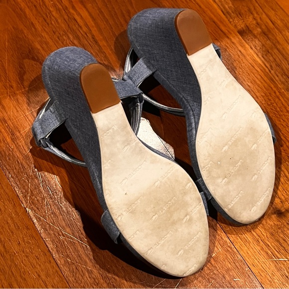 Lacoste Karoly 3 Sandals in Denim - Picture 3 of 12